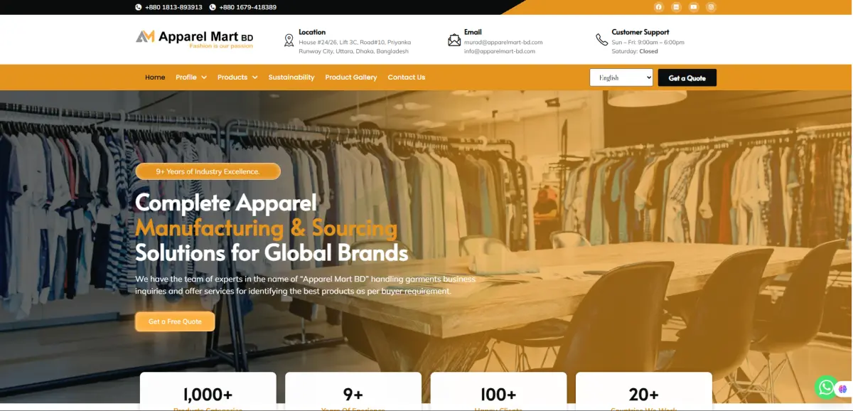 B2B Garments Sourcing & Wholesale Commerce Platform
